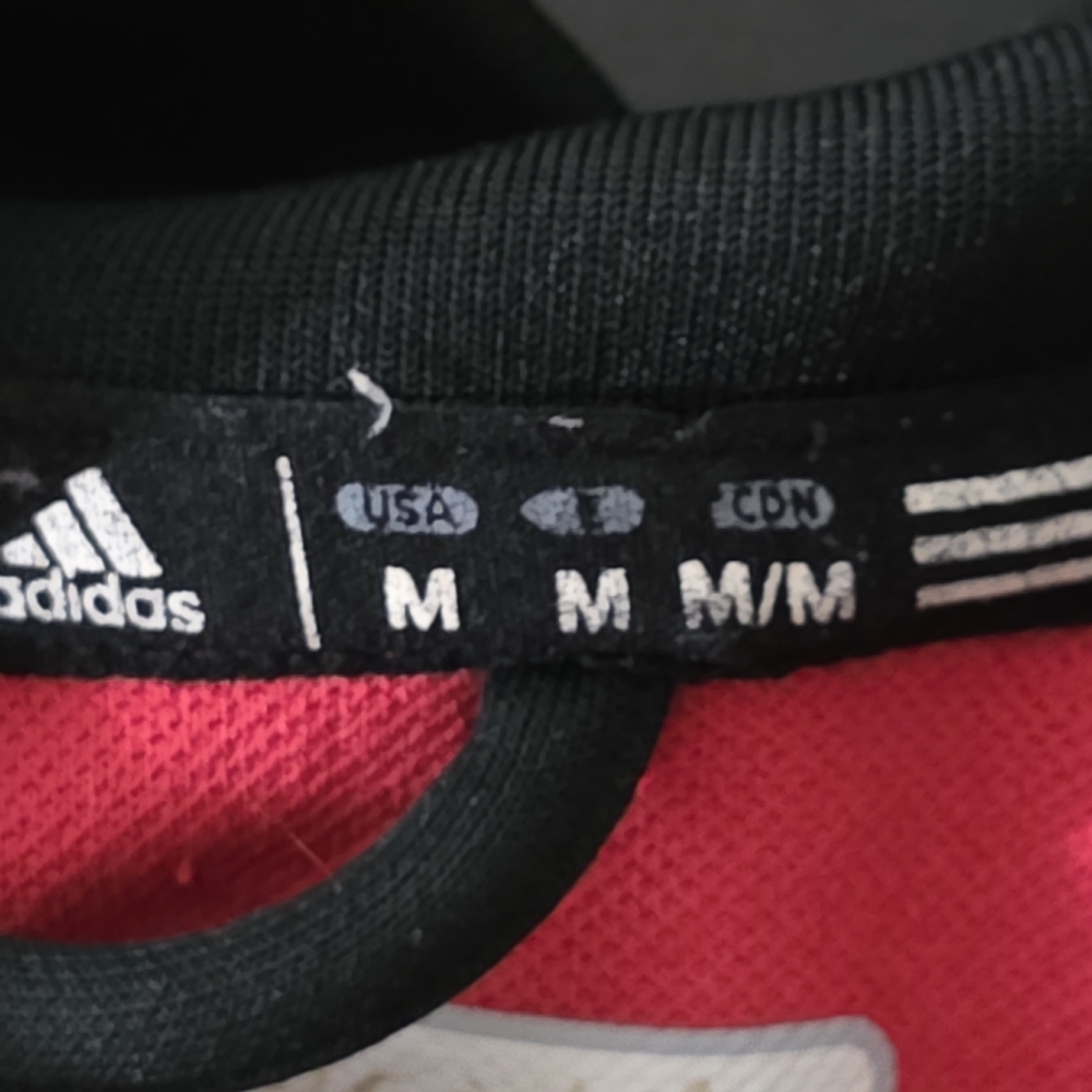 Medium Adidas Ottawa RedBlacksButton-Up Jacket with Team Patch - Picture 3 of 5